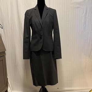 Classic JCrew Charcoal Women's skirt suit set